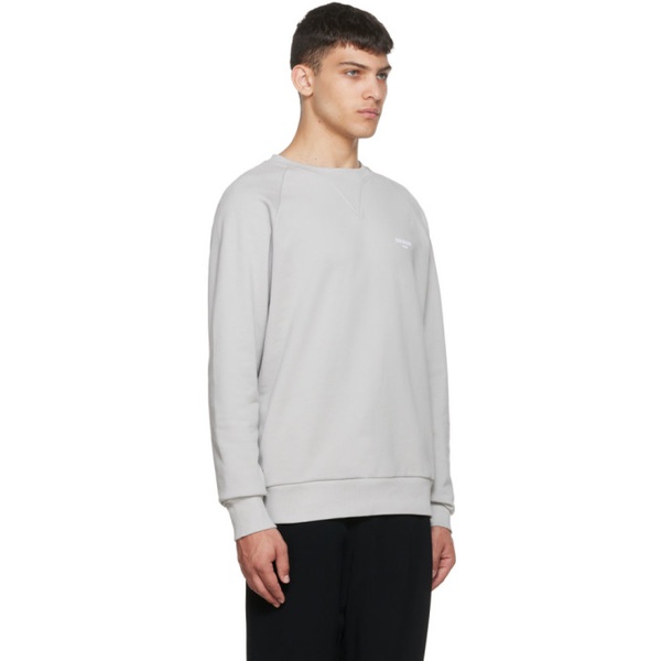 발망 발망 Balmain Gray Cotton Sweatshirt 221251M204012
