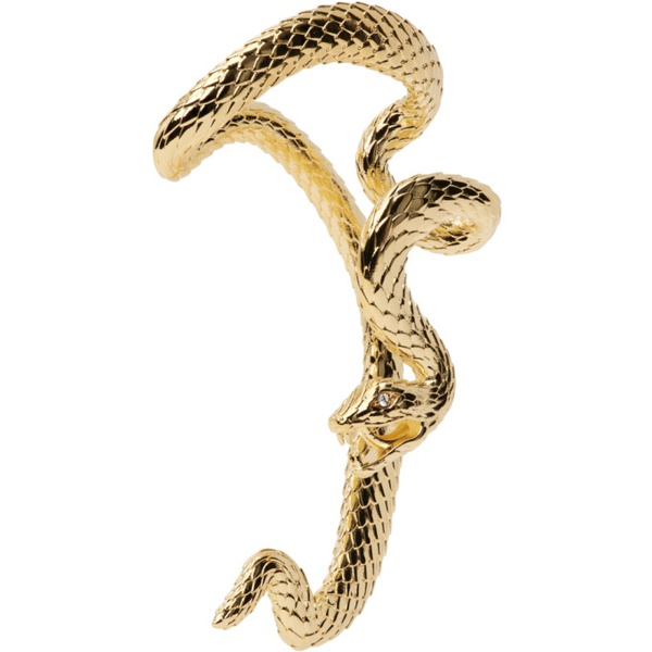 발망 발망 Balmain Gold Snake Single Ear Cuff 231251F022001