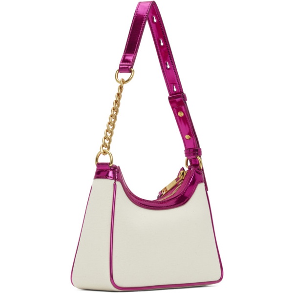 발망 발망 Balmain 오프화이트 Off-White & Pink B-Army Shoulder Bag 232251F048079