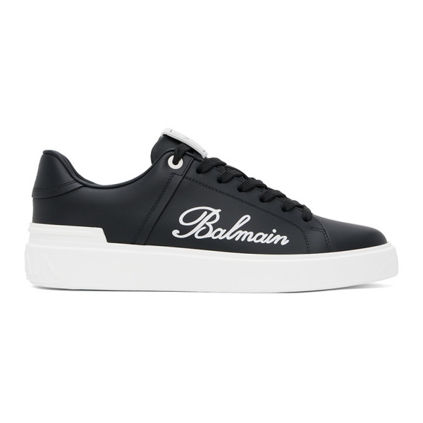 발망 발망 Balmain Black B-Court Sneakers 241251M237042