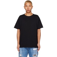 발망 Balmain Black Printed T-Shirt 231251M213014