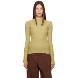 베이스레인지 Baserange Green Omato Long Sleeve T-Shirt 232922F110030