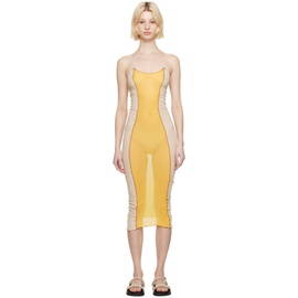 베이스레인지 Baserange Yellow Sun Shok Maxi Dress 231922F055011