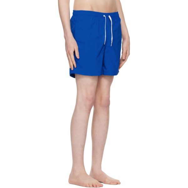  Bather Blue Drawstring Swim Shorts 231059M208011