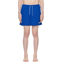 Bather Blue Drawstring Swim Shorts 231059M208011
