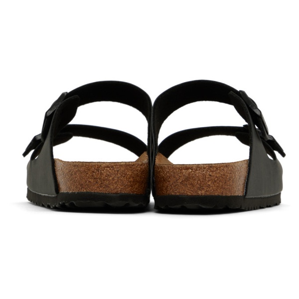 버켄스탁 버켄스탁 Birkenstock Black Regular Arizona Soft Footbed Sandals 231513M234003