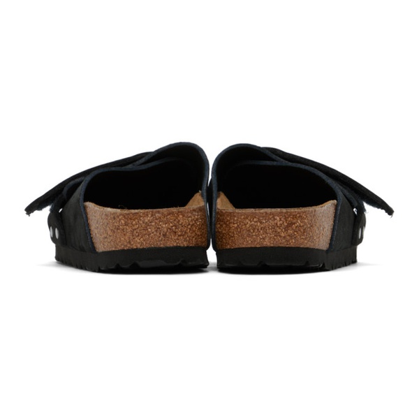 버켄스탁 버켄스탁 Birkenstock Black Narrow Kyoto Sandals 241513F124014
