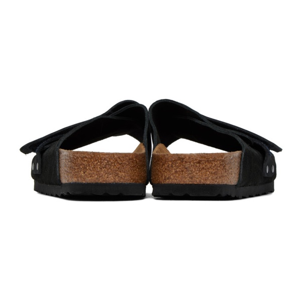 버켄스탁 버켄스탁 Birkenstock Black Kyoto Sandals 232513M234039