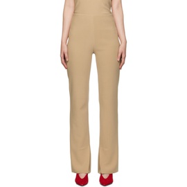 Birrot Taupe Lay2 Straight Trousers 241680F087000