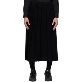 Black Comme des Garcons Black Pleated Skirt 232935M193001