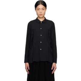 Black Comme des Garcons Black Distressed Shirt 232935M192000
