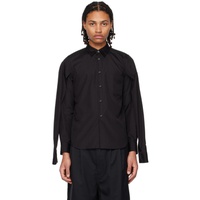 Black Comme des Garcons Black Double Sleeve Shirt 231935M192000