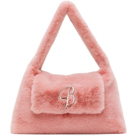 블루마린 Blumarine Pink Large Flap Bag 232901F048017