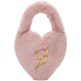 블루마린 Blumarine Pink Heart-Shaped B Monogram Pin Bag 241901F046008