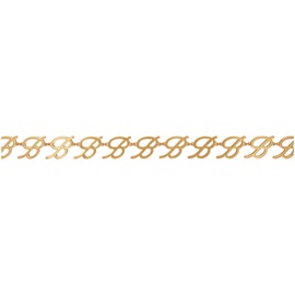 블루마린 Blumarine Gold Logo Chain Belt 241901F001001