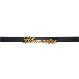 블루마린 Blumarine Black Logo Belt 241901F001007