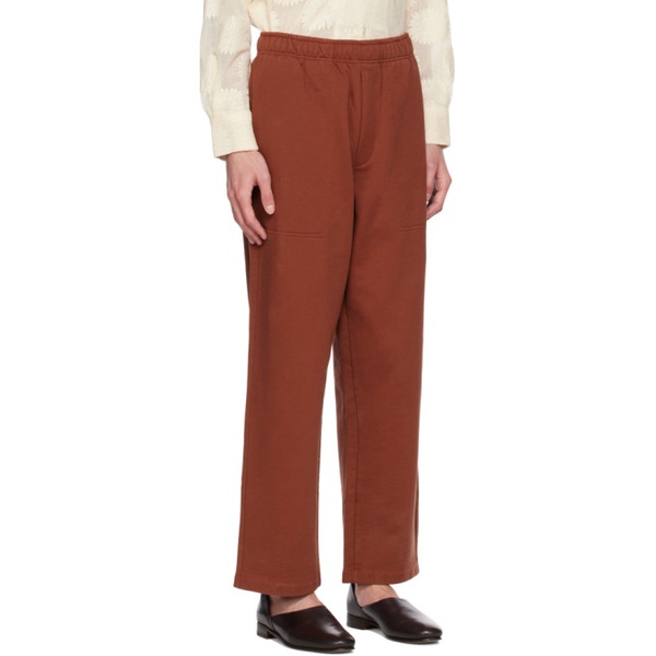  보디 Bode Brown Three-Pocket Sweatpants 231169M190000