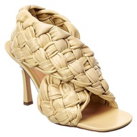 보테가 베네타 Bottega Veneta Ladies Ivory Board Sandals 632507 VBT10 9311