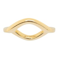 보테가 베네타 Bottega Veneta Gold Curve Ring 232798M147001