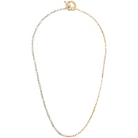 보테가 베네타 Bottega Veneta Gold & Silver Key Chain Necklace 232798M145001
