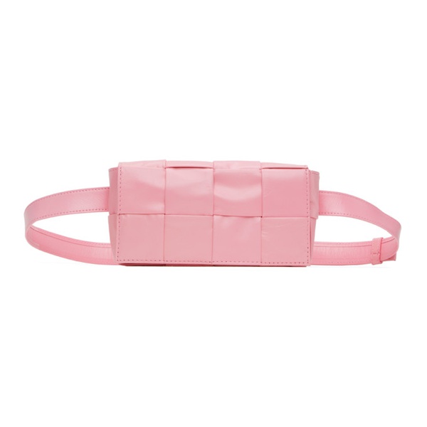 보테가베네타 보테가 베네타 Bottega Veneta Pink Cassette Belt Bag 231798M171012