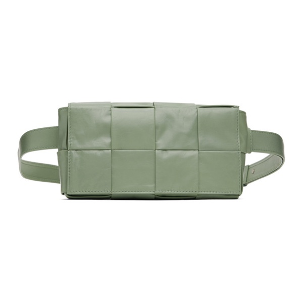 보테가베네타 보테가 베네타 Bottega Veneta Green Mini Cassette Belt Bag 231798M171011