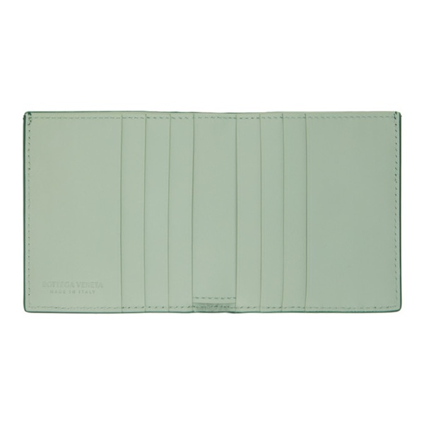 보테가베네타 보테가 베네타 Bottega Veneta Green Slim Bifold Wallet 231798M164004