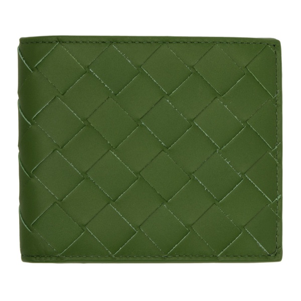 보테가베네타 보테가 베네타 Bottega Veneta Green Bifold Wallet 231798M164009