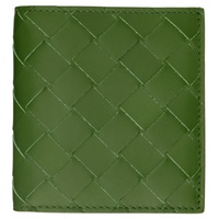보테가 베네타 Bottega Veneta Green Slim Bifold Wallet 231798M164000