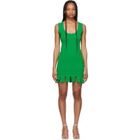 보테가 베네타 Bottega Veneta Green Rib Knit Dress 211798F052001