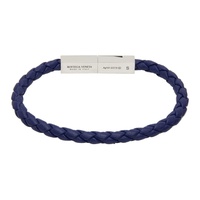 보테가 베네타 Bottega Veneta Blue Braided Bracelet 232798M142002