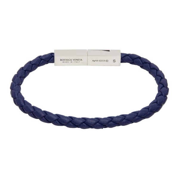 보테가베네타 보테가 베네타 Bottega Veneta Blue Braided Bracelet 232798M142002
