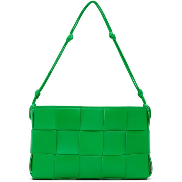 보테가베네타 보테가 베네타 Bottega Veneta Green Cassette Pouch Bag 231798F048047
