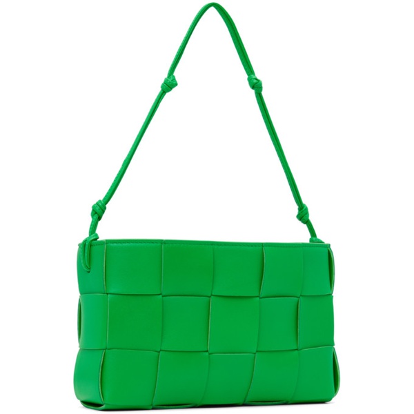 보테가베네타 보테가 베네타 Bottega Veneta Green Cassette Pouch Bag 231798F048047