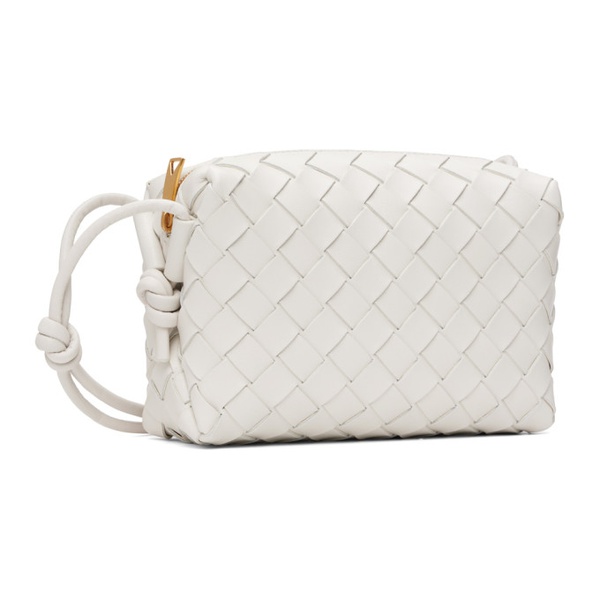 보테가베네타 보테가 베네타 Bottega Veneta White Mini Loop Shoulder Bag 231798F048068