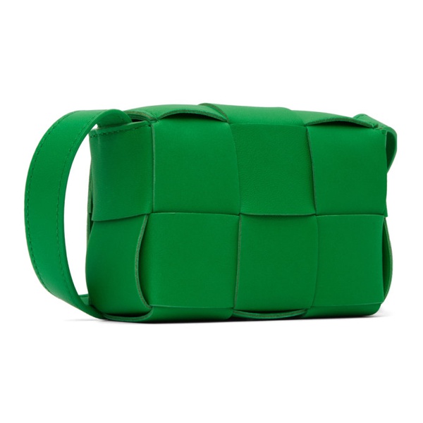 보테가베네타 보테가 베네타 Bottega Veneta Green Cassette Shoulder Bag 221798F048045