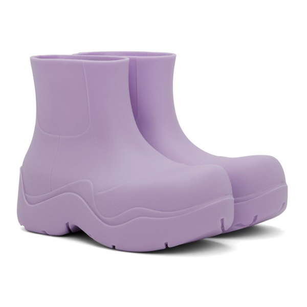 보테가베네타 보테가 베네타 Bottega Veneta Purple Puddle Boots 222798F113006
