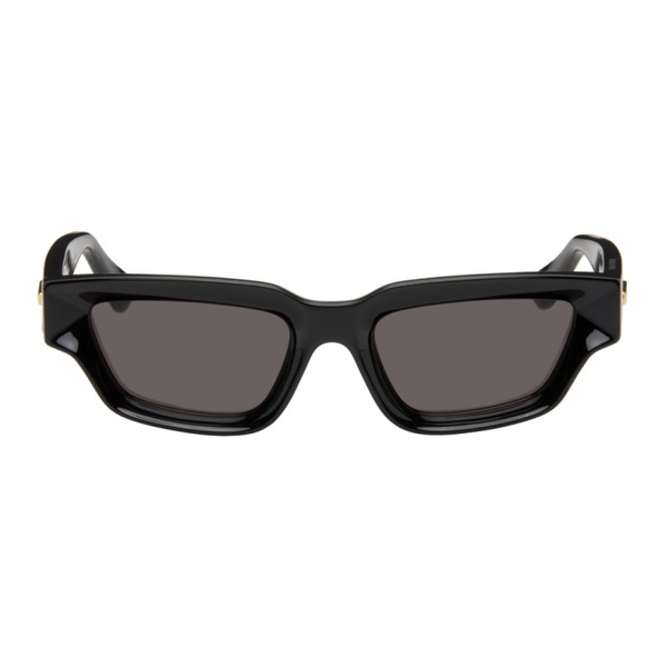 보테가베네타 보테가 베네타 Bottega Veneta Black Rectangular Sunglasses 241798F005008