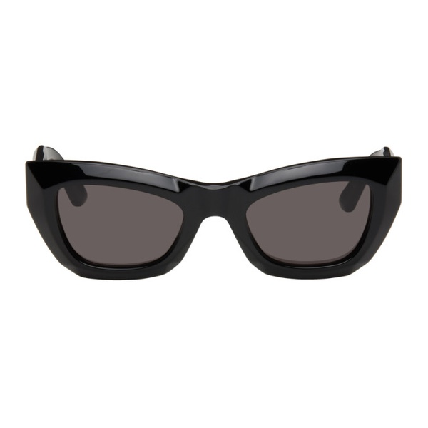 보테가베네타 보테가 베네타 Bottega Veneta Black Cat-Eye Sunglasses 241798F005022