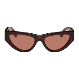 보테가 베네타 Bottega Veneta Tortoiseshell Cat-Eye Sunglasses 241798F005025