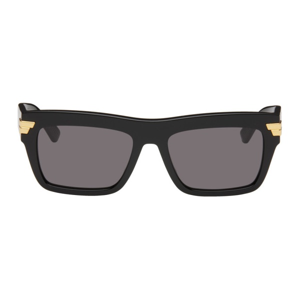 보테가베네타 보테가 베네타 Bottega Veneta Black Rectangular Sunglasses 241798M134007