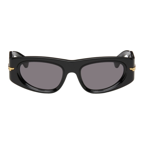 보테가베네타 보테가 베네타 Bottega Veneta Black Cat-Eye Sunglasses 241798M134019