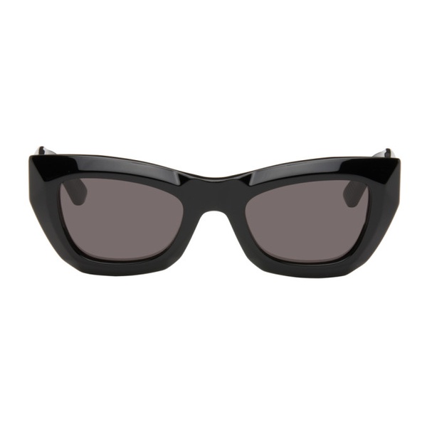 보테가베네타 보테가 베네타 Bottega Veneta Black Cat-Eye Sunglasses 241798M134055