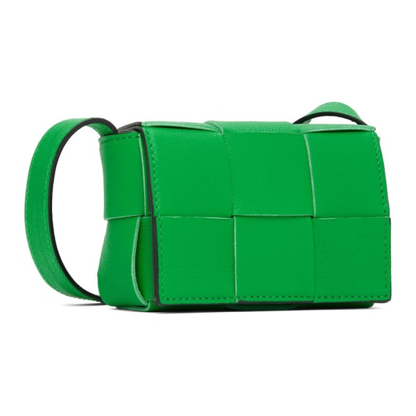 보테가베네타 보테가 베네타 Bottega Veneta Green Cassette Shoulder Bag 222798M170039