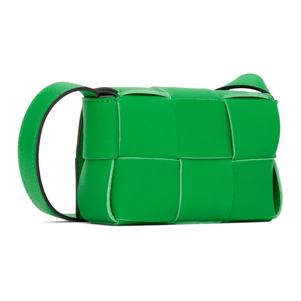 보테가베네타 보테가 베네타 Bottega Veneta Green Cassette Shoulder Bag 222798M170039