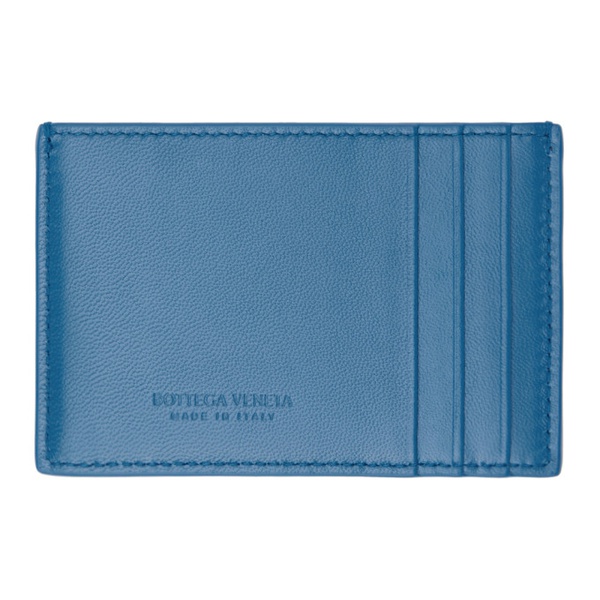 보테가베네타 보테가 베네타 Bottega Veneta Blue Cassette Card Holder 241798F037008