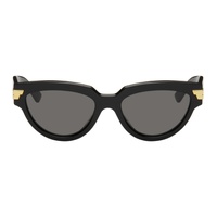 보테가 베네타 Bottega Veneta Black Cat-Eye Sunglasses 241798F005035