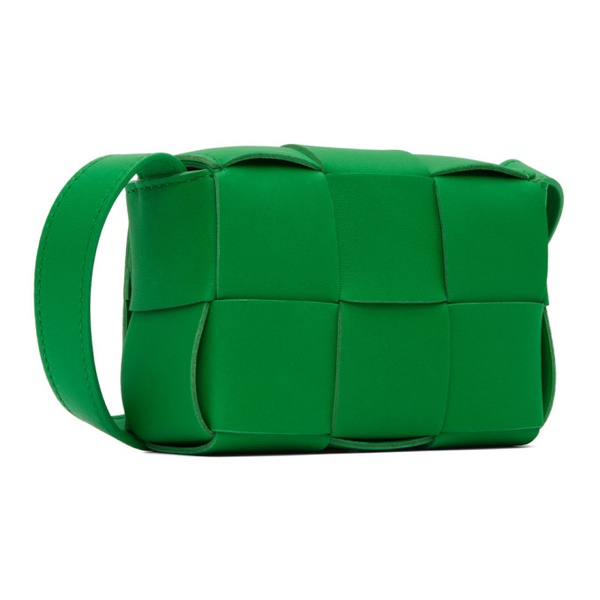 보테가베네타 보테가 베네타 Bottega Veneta Green Mini Cassette Bag 221798M170179