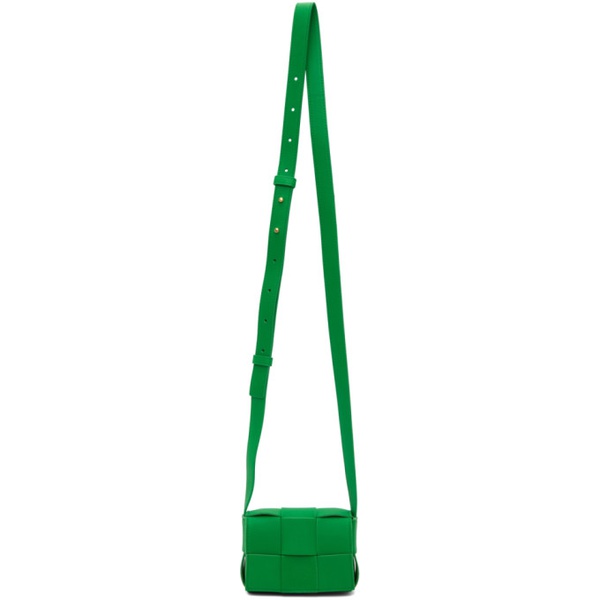 보테가베네타 보테가 베네타 Bottega Veneta Green Mini Cassette Bag 221798M170179