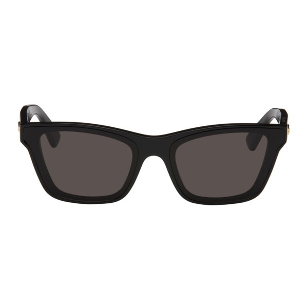 보테가베네타 보테가 베네타 Bottega Veneta Black Cat-Eye Sunglasses 242798M134003